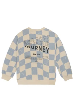 Jongens sweater blauw