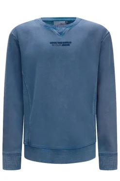 Jongens sweater blauw