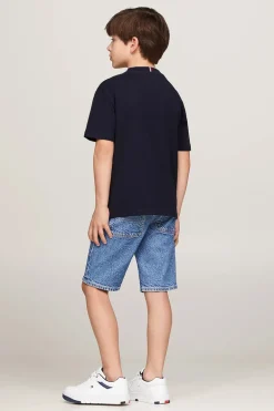 Jongens t-shirt korte mouw blauw