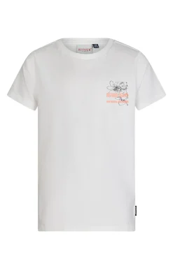 Jongens t-shirt korte mouw ecru