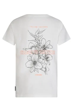 Jongens t-shirt korte mouw ecru