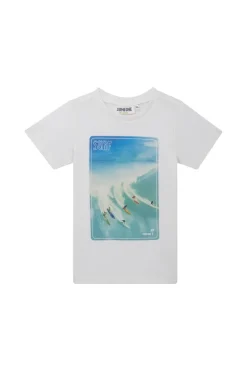 Jongens t-shirt korte mouw ecru