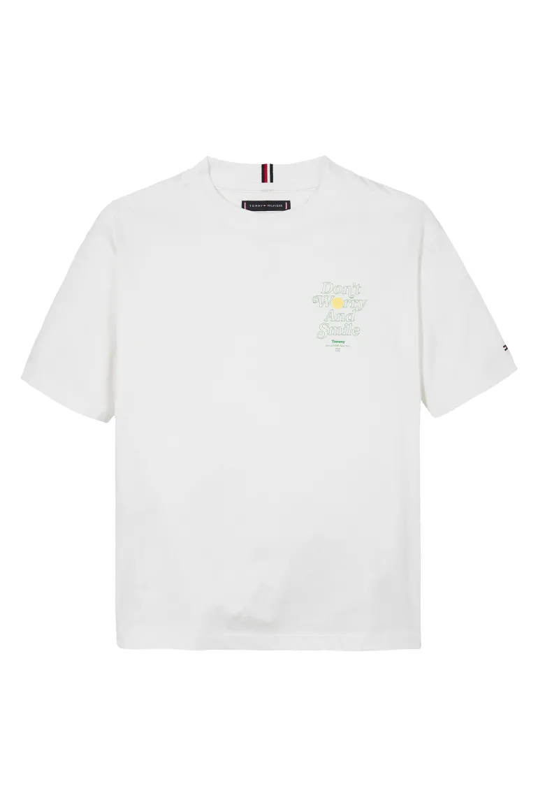 Jongens t-shirt korte mouw wit