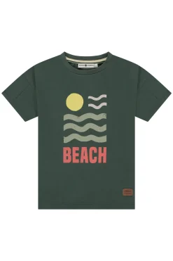 Jongens t-shirt korte mouw groen