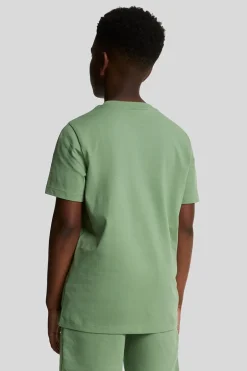 Jongens t-shirt korte mouw groen