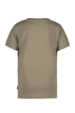 Jongens t-shirt korte mouw bruin