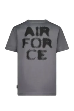 Jongens t-shirt korte mouw grijs