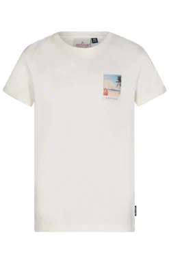 Jongens t-shirt korte mouw ecru