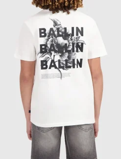 Jongens t-shirt korte mouw ecru