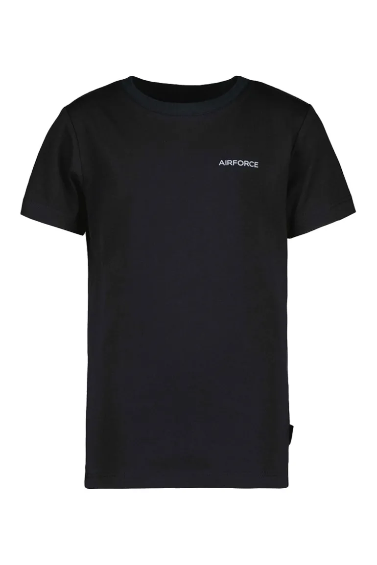 Jongens t-shirt korte mouw zwart