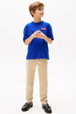 Jongens t-shirt korte mouw blauw