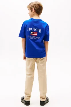 Jongens t-shirt korte mouw blauw