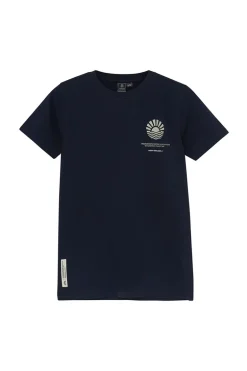 Jongens t-shirt korte mouw blauw