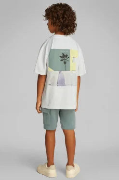 Jongens t-shirt korte mouw wit