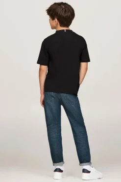 Jongens t-shirt korte mouw zwart