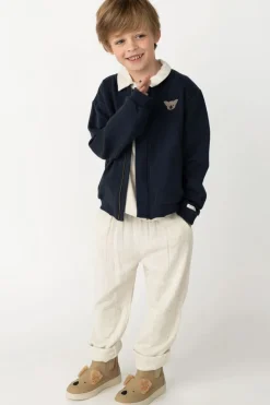 Jongens vest blauw