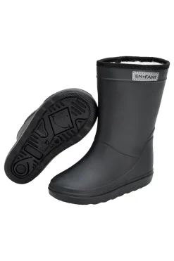 Kinder unisex kaplaarzen zwart