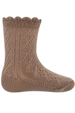 Kinder unisex sokken bruin