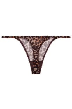 Lingerie dames slip bruin