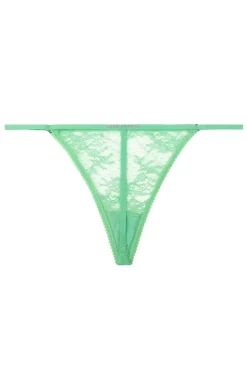 Lingerie dames string groen