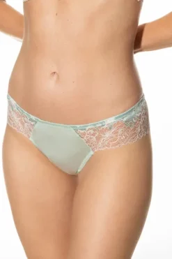 Lingerie dames string groen