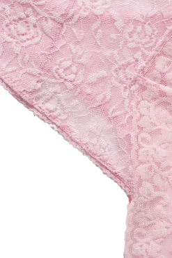 Lingerie dames string rose