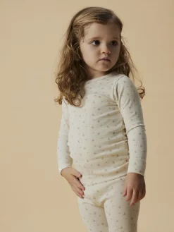 Meisjes blouse lange mouw groen