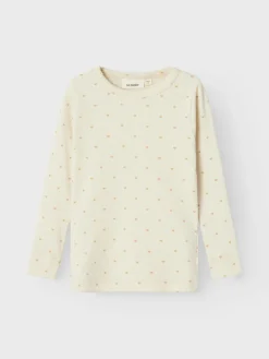 Meisjes blouse lange mouw grijs