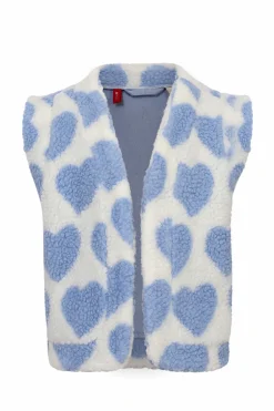 Meisjes gilet ecru