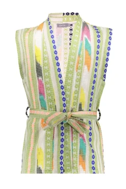 Meisjes gilet groen