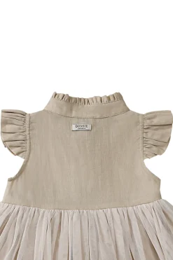 Meisjes jurk bruin