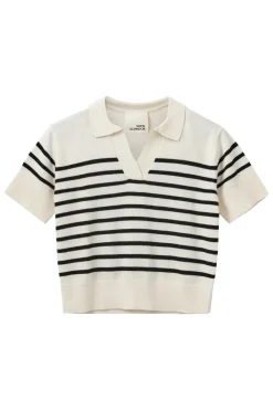 Meisjes polo ecru