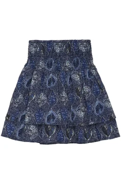 Meisjes rok blauw