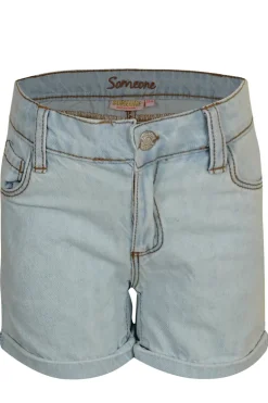 Meisjes short blauw