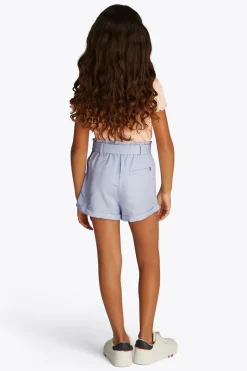 Meisjes short blauw