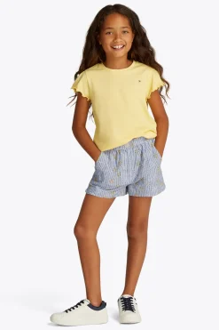 Meisjes short blauw