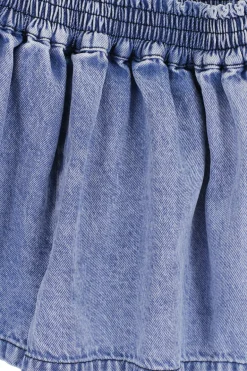 Meisjes short blauw