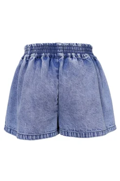 Meisjes short blauw
