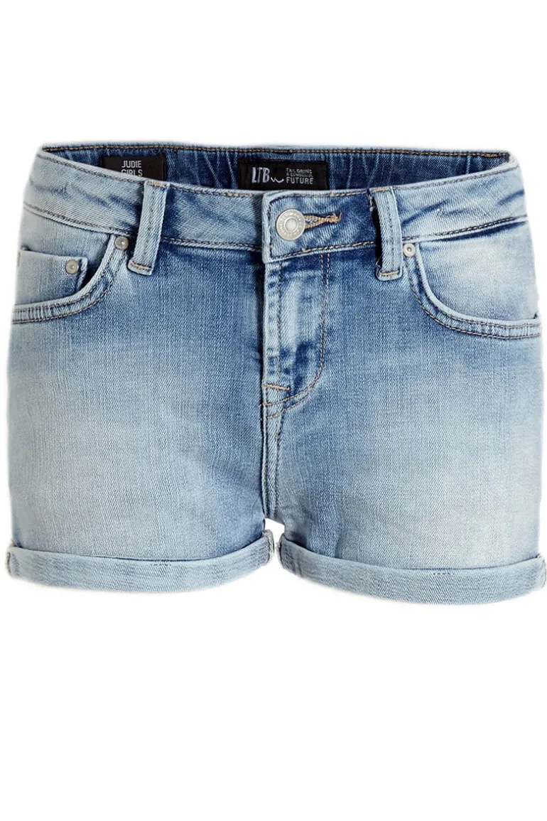 Meisjes short blauw