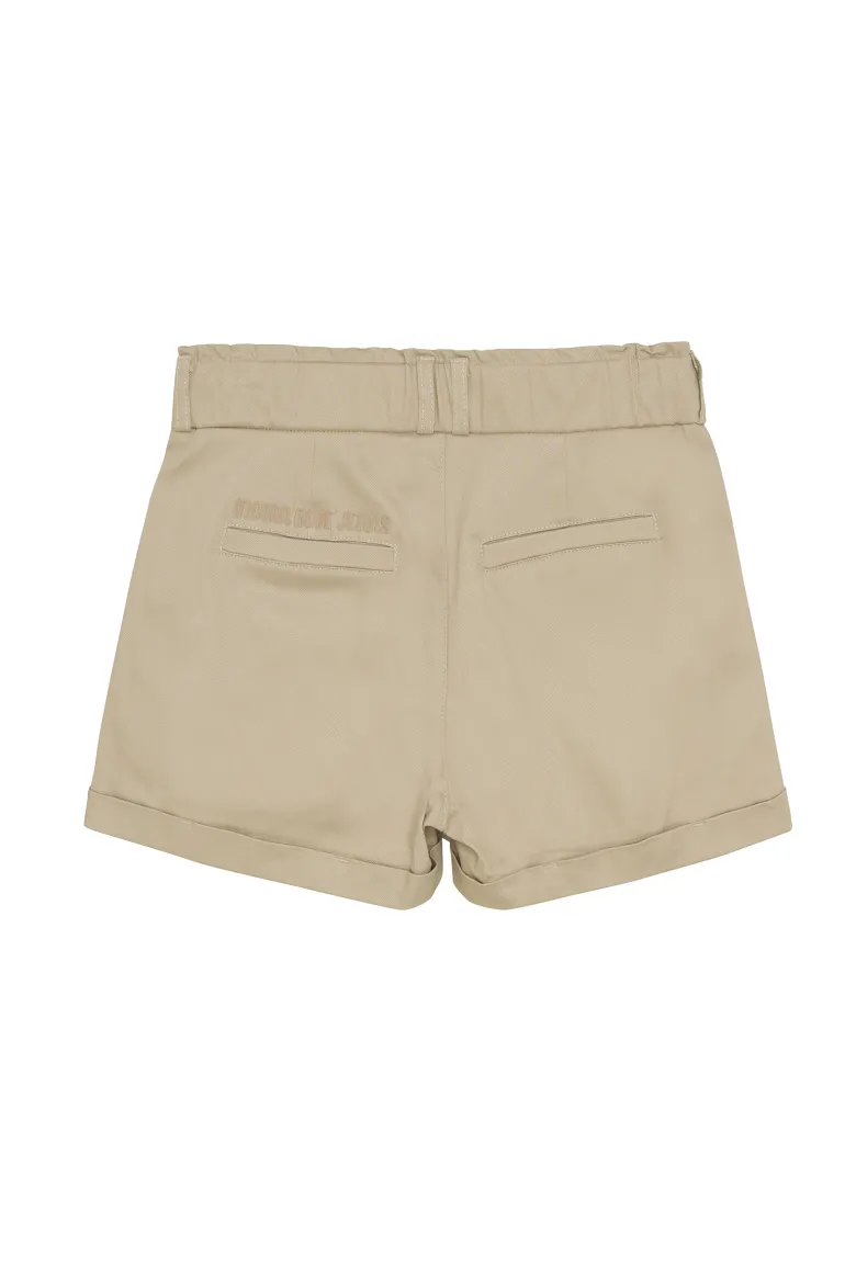 Meisjes short bruin