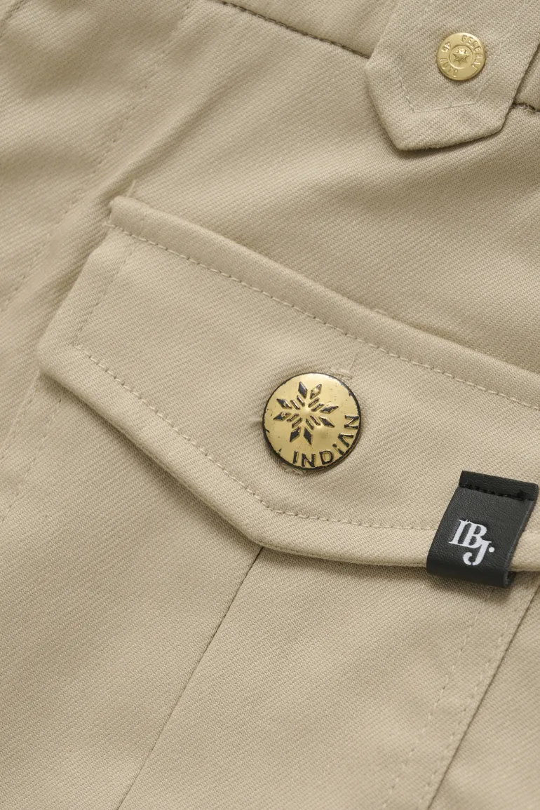 Meisjes short bruin