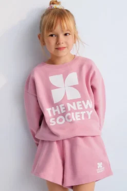 Meisjes short rose