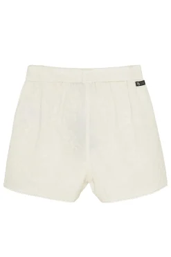 Meisjes short wit