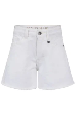 Meisjes short wit