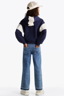 Meisjes sweater blauw