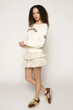 Meisjes sweater bruin