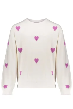 Meisjes sweater ecru
