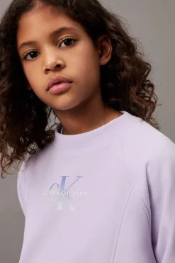 Meisjes sweater paars