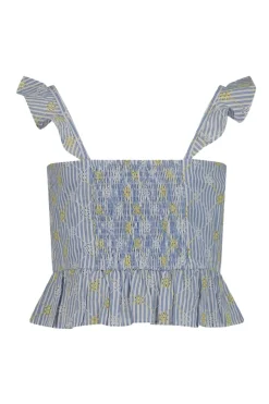 Meisjes top blauw