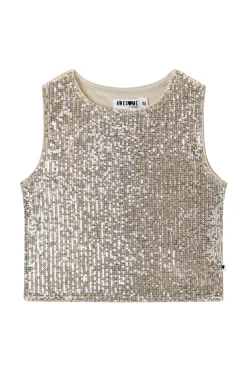 Meisjes top bruin